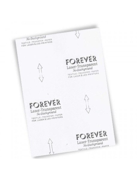 Papel transfer FOREVER Laser-Transparent A3 (Branco)