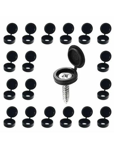 Tampas Pretas de Parafusos