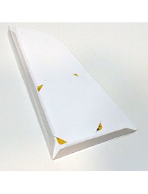 Bolsa 205X100mm para capa em cartolina com ranhuras para cartão