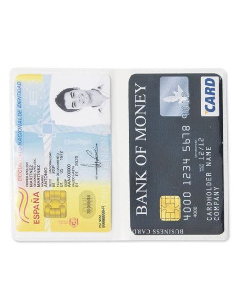 Porta Cartões Duplo Branco