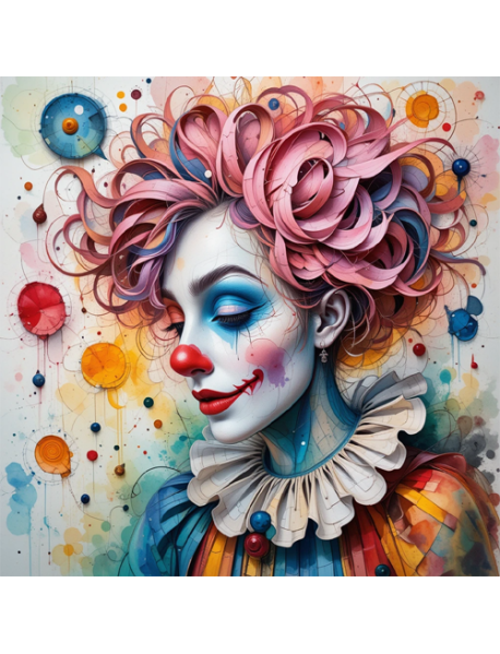 ClownDown 100x100cm