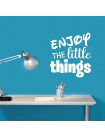 Enjoy the Little Things Vinil recortado 50x54cm 