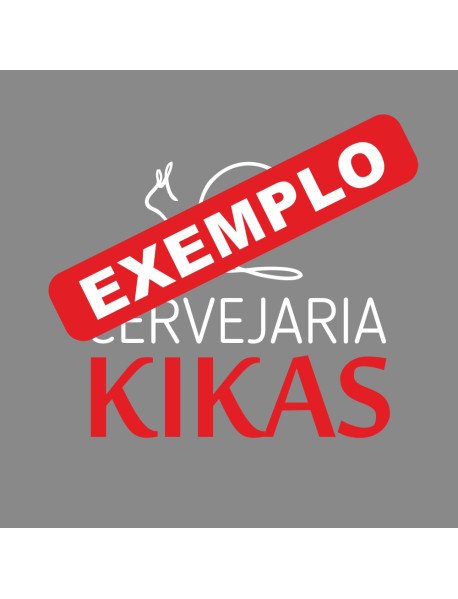 Impressão 60x55mm DTF Vermelho e Branco