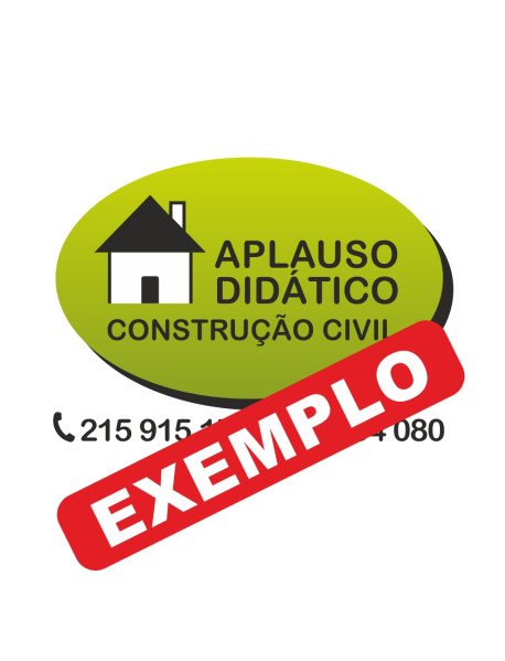 Impressão 23,5x17 cm Oval DTF 3 cores