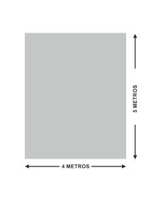 Lona 5x4m Micro-Perfurada para Obras