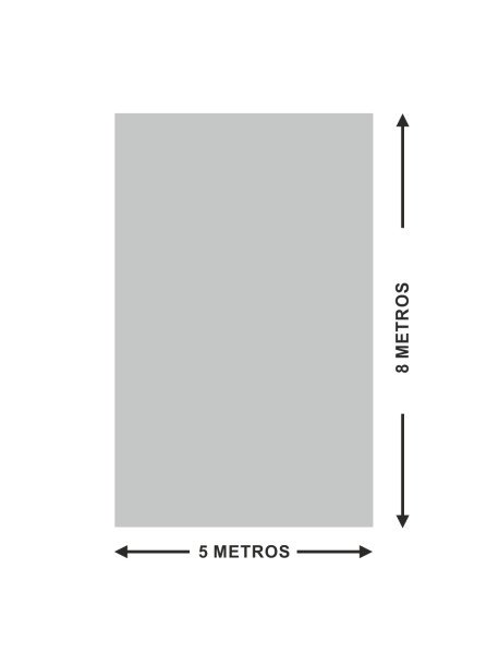 Lona 5x4m Micro-Perfurada para Obras