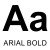 Arial Bold