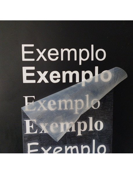 Letras Recortadas em vinil autocolante