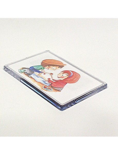 Crachá magnético em acrílico 97x67mm