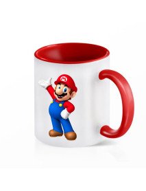 Super Mário Caneca Vermelha