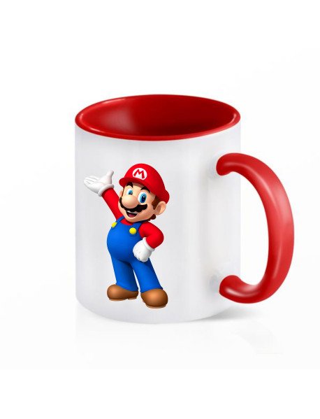 Super Mário Caneca Vermelha