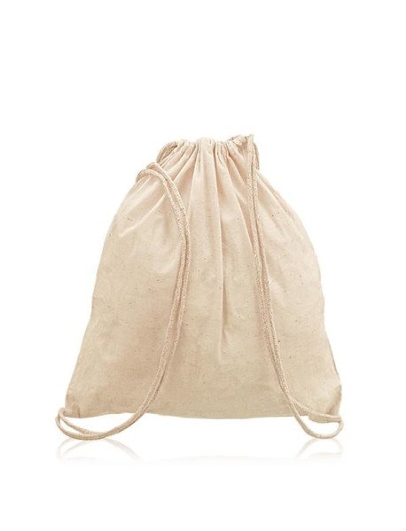 Saco mochila 100% algodão Saco mochila 100% algodão