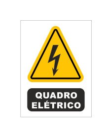 Autocolante 11x15cm Quadro Elétrico Autocolante 11x15cm Quadro Elétrico