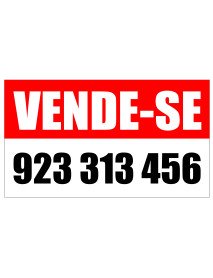 Placa Vende-se 70x40cm
