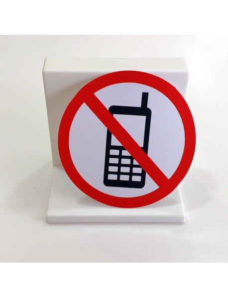  Autocolante 4,8 cm Proibido Usar Telemóvel