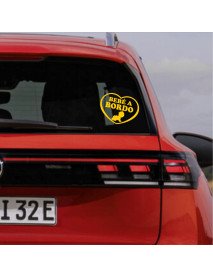 Autocolante 14,8 x 11,5 cm Bebé a Bordo Amarelo