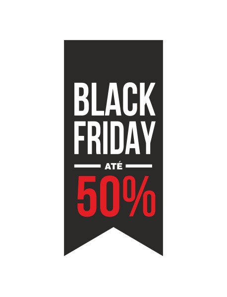 Vinil Recortado 30x65cm Black Friday - Até 50% Desconto