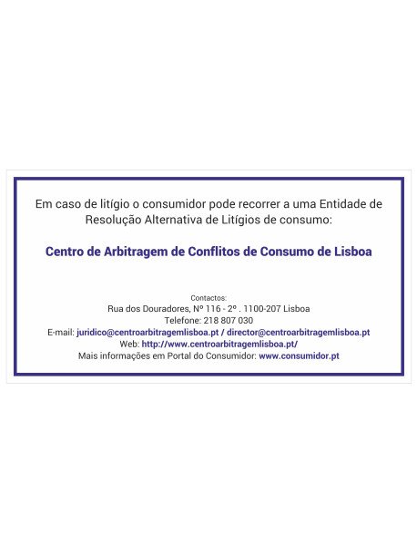 Placa 31x16cm Resolução Alternativa de Litígios