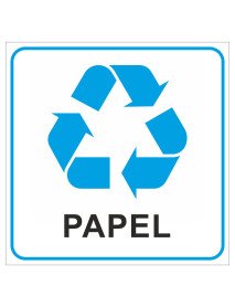 Placa 20x20cm Reciclagem Papel Placa 20x20cm Reciclagem Papel