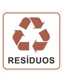 Placa 20x20cm Reciclagem Resíduos Placa 20x20cm Reciclagem Resíduos