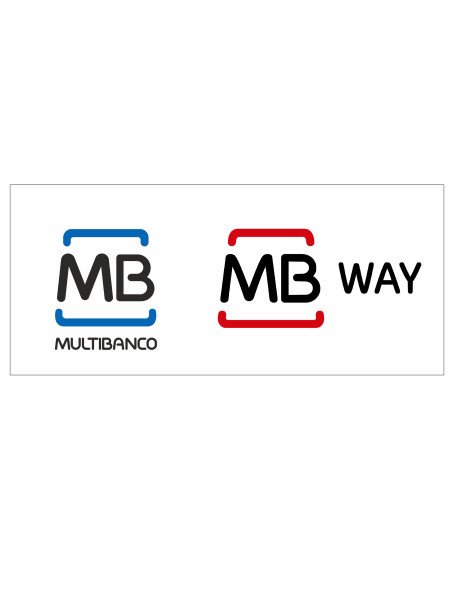 Placa 9x21cm Multibanco - MB Way