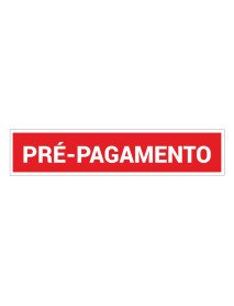 Placa 270 X 60 X 2mm Pré-Pagamento