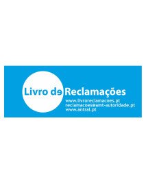 Autocolante 120X45mm "Livro de Reclamações"