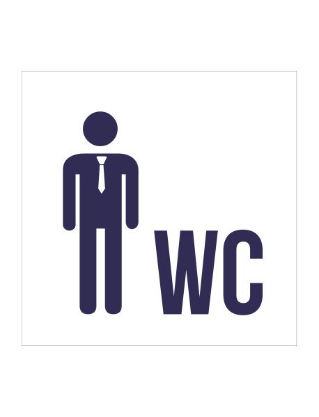 2 Placas WC 12x12cm Homem Senhora 2 Placas WC 12x12cm Homem Senhora