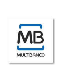Autocolante 10x10cm Multibanco