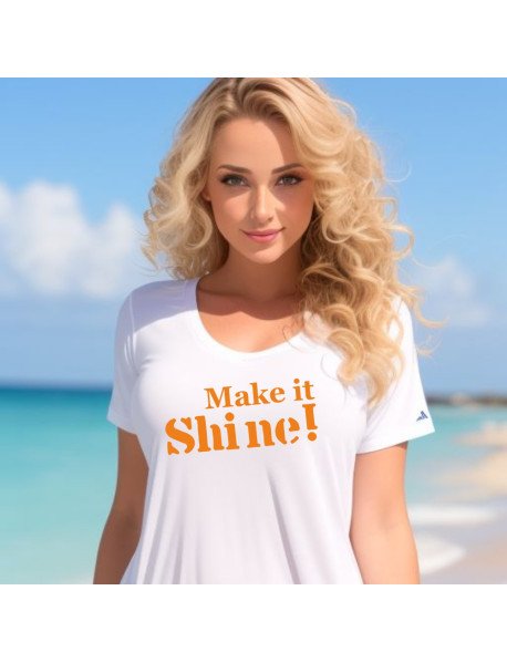 Make it Shine - T-Shirt Senhora Make it Shine - T-Shirt Senhora