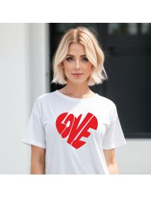 Love Red - T-Shirt Senhora