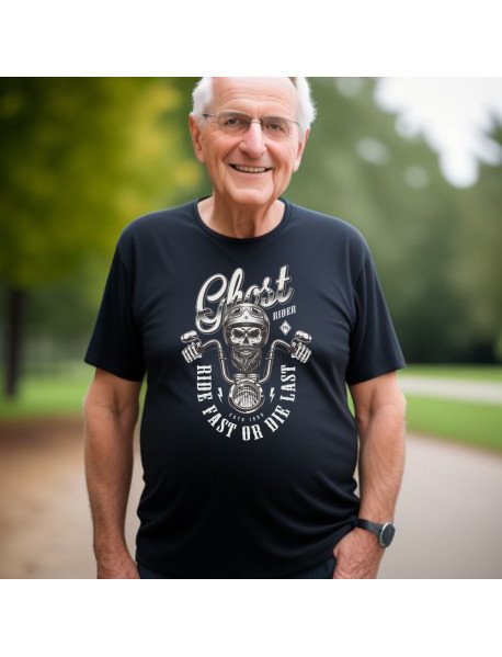 Ghost Rider T-Shirt Preta Ghost Rider T-Shirt Preta