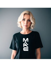 Mãe - T-Shirt Preta de Senhora
