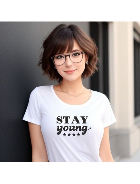 Stay Young - T-Shirt Senhora