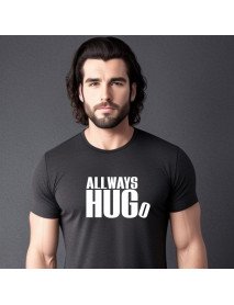 Allways Hugo T-Shirt Preta Allways Hugo T-Shirt Preta
