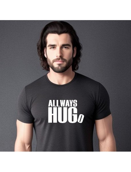 Allways Hugo T-Shirt Preta