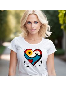 Hearts - T-Shirt Senhora