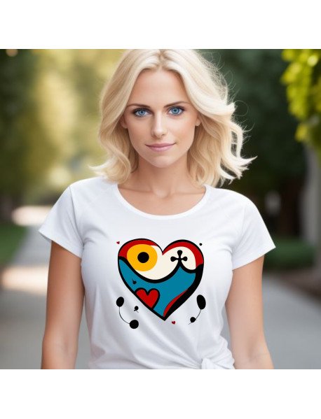 Hearts - T-Shirt Senhora