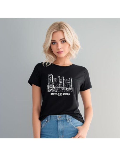 Óbidos - T-Shirt Preta