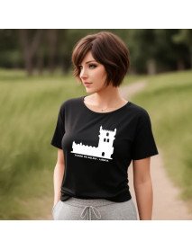 Torre de Belém, Lisboa - T-Shirt Preta Senhora Torre de Belém, Lisboa - T-Shirt Preta Senhora