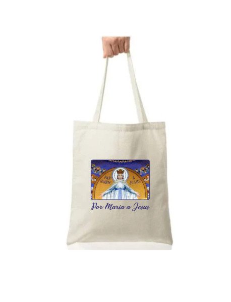Por Maria a Jesus Tote Bag