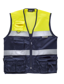 Colete L Multibolsos de Alta Visibilidade