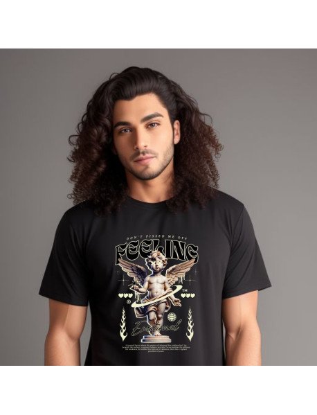 Feeling - T-Shirt Preta