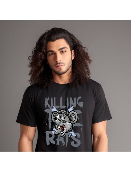 Killing the Rats - T-Shirt Preta