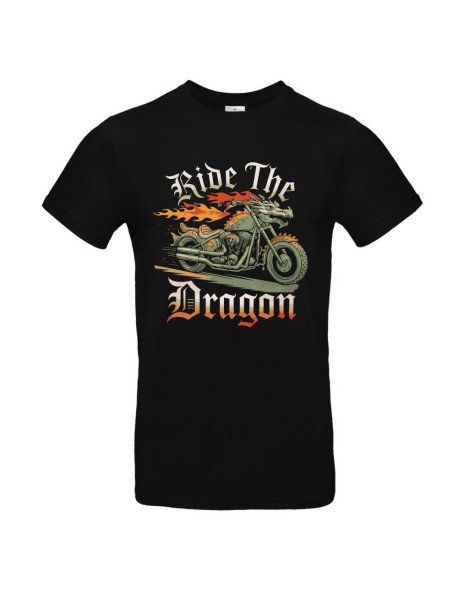 Ride the Dragon - T-Shirt Preta