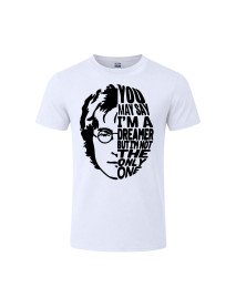 You may say i´m a dreamer - T-Shirt Branca unissexo