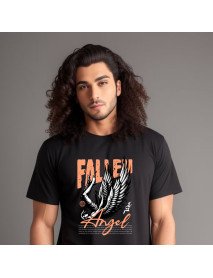 Fallen Angel - T-Shirt Preta