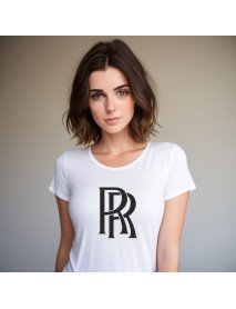 Rolls Royce - T-Shirt Branca de Senhora
