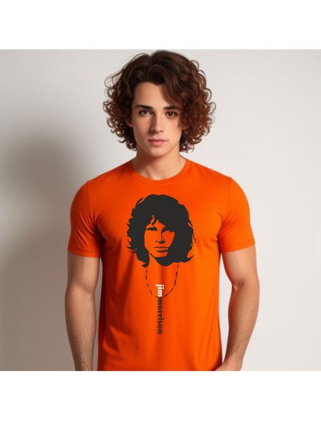 Jim Morrison - T-Shirt Laranja