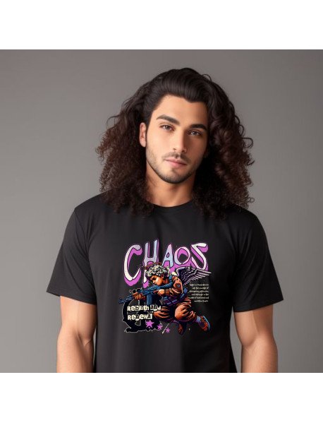 Chaos - T-Shirt Preta